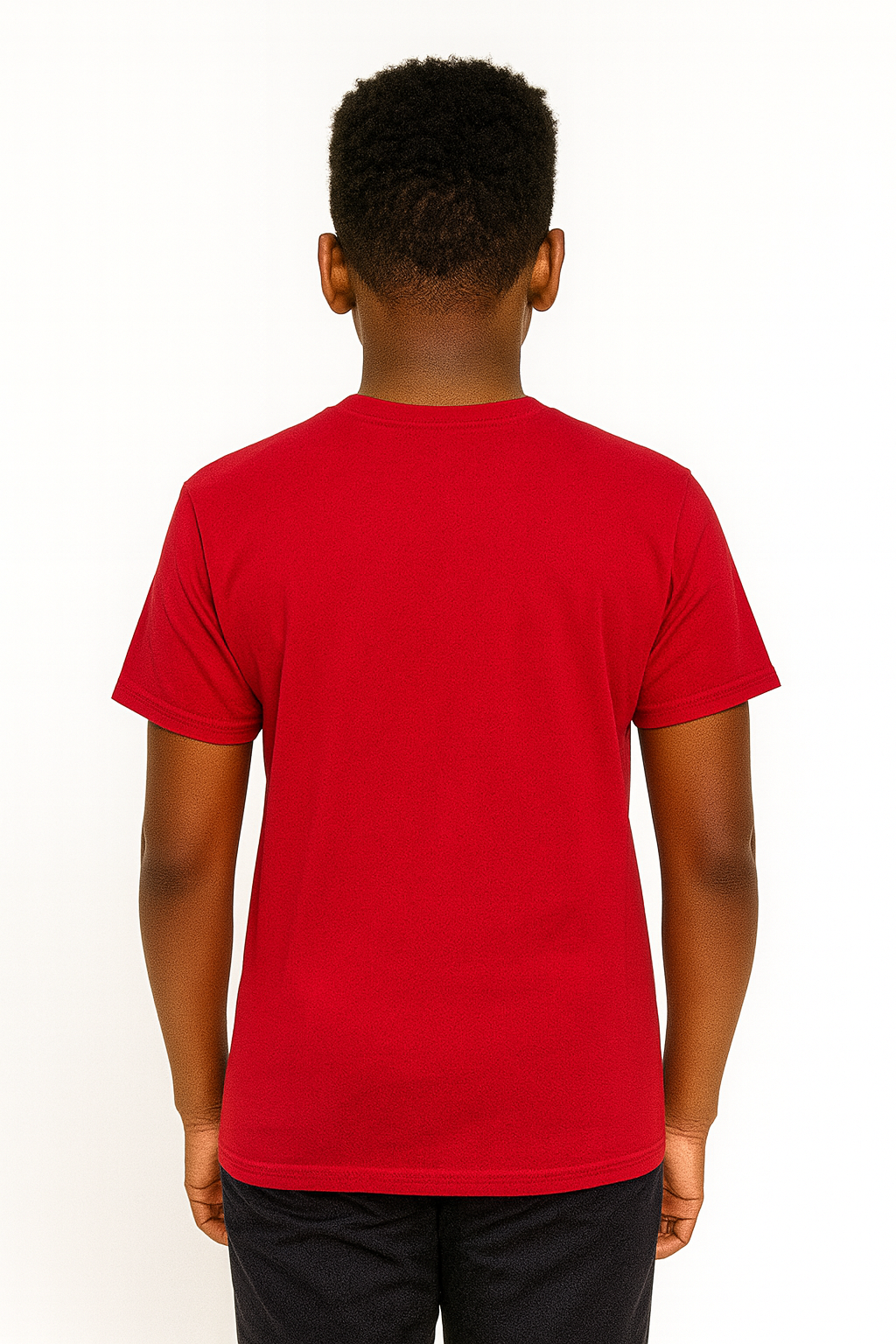 RED BRIDGEPORT TEE SHIRT A131RED 10-16YR