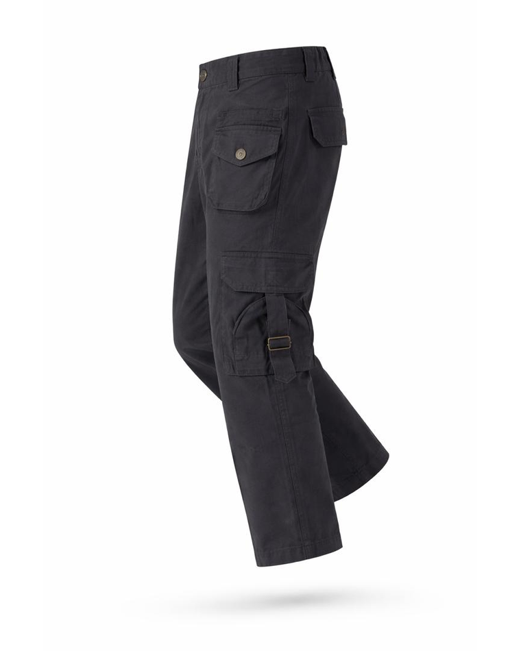 GREY URBAN EXPLORER UTILITY CARGO TROUSERS - B540GRYCG
